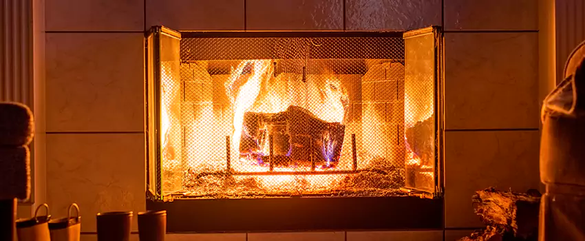 Mendota Hearth Landscape Fireplace Installation in Portsmouth, Ohio