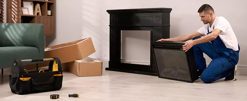 Old Rusted Metal Fireplace Repair And Replacement in Portsmouth, OH